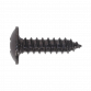 Self-Tapping Screw 4.2 x 16mm Flanged Head Black Pozi Pack of 100 BST4216