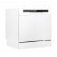 Baridi Compact Tabletop Dishwasher 8 Place Settings, 6 Programmes, Low Noise, 8L Cycle, Start Delay - White DH86