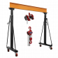 Portable Adjustable Gantry Frame with Geared Trolley & Hoist Combo 3 Tonne SG3000KITG