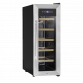 Baridi 12 Bottle Wine Cooler with Digital Touch Screen Controls & LED Light, Stainless Steel DH74