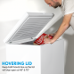 Baridi Freestanding Chest Freezer, 199L Capacity, Garages and Outbuilding Safe, -12 to -24°C Adjustable Thermostat with Refrigeration Mode, White DH111