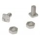 GH004 Square Glaze Bolts & Nuts Pack of 20 ALMGH004