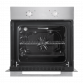 Baridi 60cm Built-In Five Function Fan Assisted Oven, 55L Capacity, Stainless Steel DH125