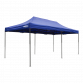 Dellonda Premium 3x6m Pop-Up Gazebo, Heavy Duty, PVC Coated, Water Resistant Fabric, Supplied with Carry Bag, Rope, Stakes & Weight Bags - Blue Canopy DG139