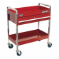 Trolley 2-Level Heavy-Duty with Lockable Drawer CX101D