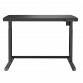 Dellonda Black Electric Adjustable Standing Desk with USB & Drawer, 1200 x 600mm DH53