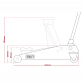 Trolley Jack 2 Tonne Low Profile Short Chassis - Orange 1020LEO