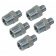 Reducing Union 1/2"BSPT to 1/4"BSPT - Pack of 5 AC101