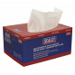 Multipurpose Paper Wipes in Dispenser Box - Smooth White 73gsm 150 Sheets SCP1501