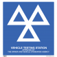 Warning Safety Sign - MOT Testing Station - Aluminium Composite SS51A1