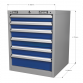 Cabinet Industrial 6 Drawer API5656