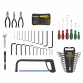 Portable Tool Chest 3 Drawer with Ball-Bearing Slides - Hi-Vis & 93pc Tool Kit AP9243BBHVCOM