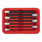 Hex Socket Bit Set 7pc 3/8"Sq Drive 150mm Metric AK62255