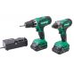 KC18DFXJAZ Twin Pack 18V 2 x 2.0Ah Li-ion HIKKC18DJXJA