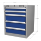 Cabinet Industrial 5 Drawer API5655A