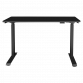 Dellonda Black Electric Adjustable Office Standing Desk, Quiet & Fast 1200x600mm DH55