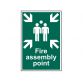 Fire Assembly Point - PVC 200 x 300mm SCA1541