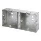 Dual Metal Back Box 35mm DCN8853NB