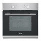 Baridi 60cm Built-In Five Function Fan Assisted Oven, 55L Capacity, Stainless Steel DH125