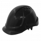 Safety Helmet - Vented (Black) 502BLK