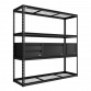 Heavy-Duty Modular Racking Kit with 3 Storage Units APMRCOMBO1