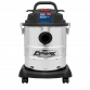 Vacuum Cleaner Wet & Dry 20L 1200W/230V Stainless Drum PC195SD