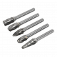 Tungsten Carbide Rotary Burr Set 5pc Ripper/Coarse SDBCK5