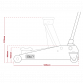 Long Reach High Lift SUV Trolley Jack 3 Tonne 1153SUV