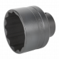 Impact Socket 65mm 12-Point 3/4"Sq Drive SX0150