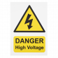 High Voltage Vehicle Warning Sign HVS1