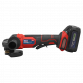 Cordless Angle Grinder - Red Ø115mm 18V 3Ah CP401LI