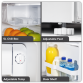 Baridi Tabletop Fridge with Ice Box, 46L Capacity DH256