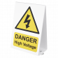 High Voltage Vehicle Warning Sign HVS1