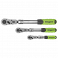 Siegen Extendable Flexi-Head Ratchet Wrench Set 3pc S01297