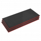 Easy Peel Shadow Foam® Red/Black 30mm - Pack of 3 SFPK30R