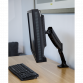 Dellonda Single Monitor Mount Arm, 9kg Load Capacity, 10-27" Screens - Black DH24