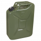 Screw Cap Metal Jerry Can 20L - Green JC20SCG