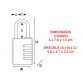 Aluminium Combination Padlocks