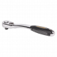 Ratchet Wrench 3/8"Sq Drive Offset Pear-Head with Flip Reverse