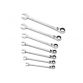 Ratchet Combination Spanner Set, 7 Piece BRIE111107B