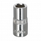 WallDrive® Socket 7mm 1/4"Sq Drive Fully Polished SP1407