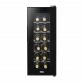 Baridi 12 Bottle Wine Cooler with Digital Touch Screen Controls & LED Light, Black DH73