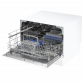 Baridi Compact Tabletop Dishwasher 6 Place Settings, 6 Programmes, Low Noise, 6.5L Cycle, Start Delay - White DH83