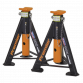 Axle Stands (Pair) 6 Tonne Capacity per Stand - Orange AS6O