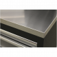 Superline PRO® 1.6m Corner Storage System - Stainless Worktop APMSSTACK08SS