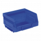 Plastic Storage Bin 105 x 85 x 55mm - Blue Pack of 24 TPS124B