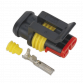 Superseal Female Connector 2-Way Pack of 5 SSC2F