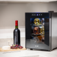 Baridi 6 Bottle Wine Cooler, Thermoelectric, 5-18°C, Touch Control DH217