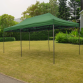 Dellonda Premium 3x6m Pop-Up Gazebo, Heavy Duty, PVC Coated, Water Resistant Fabric, Supplied with Carry Bag, Rope, Stakes & Weight Bags - Dark Green Canopy DG140