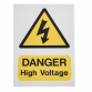 High Voltage Warning Sign 200 x 300mm HVSA4